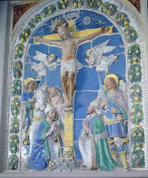 Crucifixion, bas relief